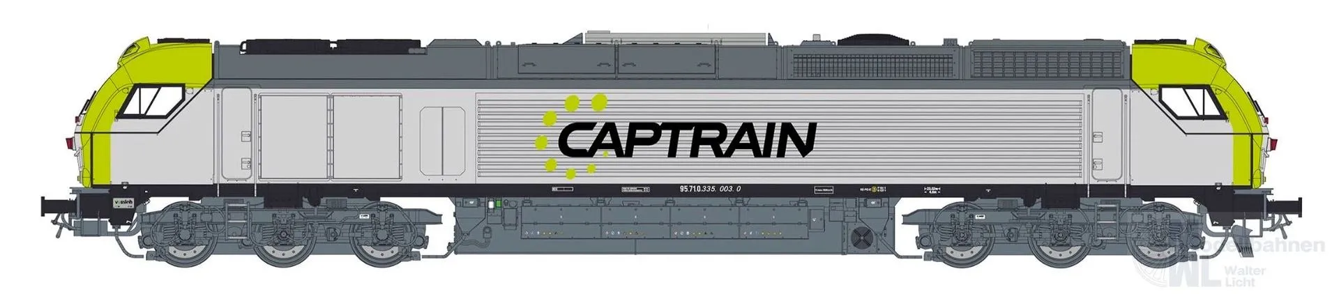 Sudexpress N3350031 - Diesellok BR 335.003 Euro 4000 Captrain Ep.VI N 1:160