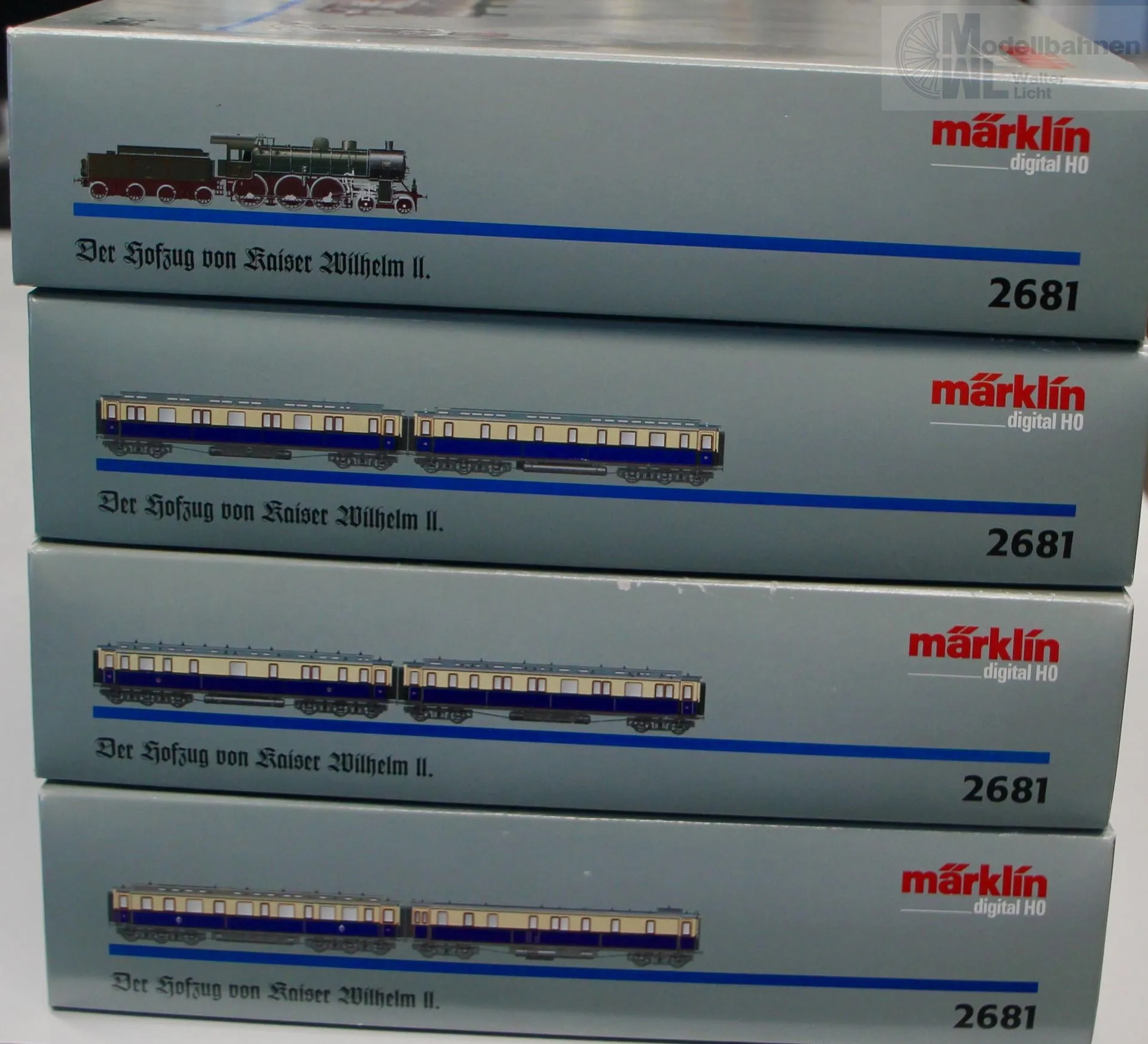 Märklin 2681 - MÄRKLIN - Hofzug Kaiser Wilhelm II H0/WS Digital