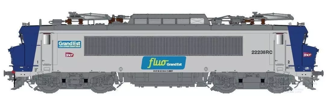 LS Models 11060 - E-Lok BB 22236 RC SNCF Ep.VI FluoGrand-Est H0/GL