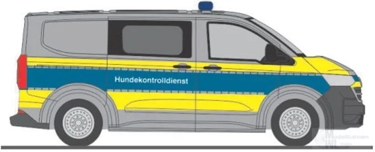 Rietze 52101 - Volkswagen Transporter T7 Hundekontrolldienst Polizei Hamburg H0 1:87