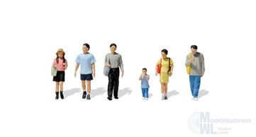 Preiser 10812 - Chinesische Passanten (1) H0 1:87