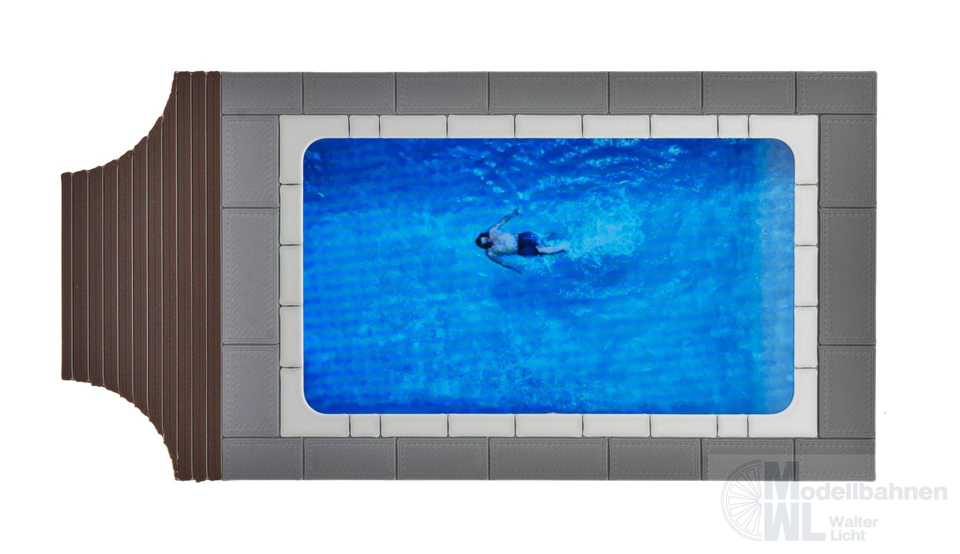 Viessmann 1240 - LCD Swimmingpool mit bewegter Wasserszene H0 1:87