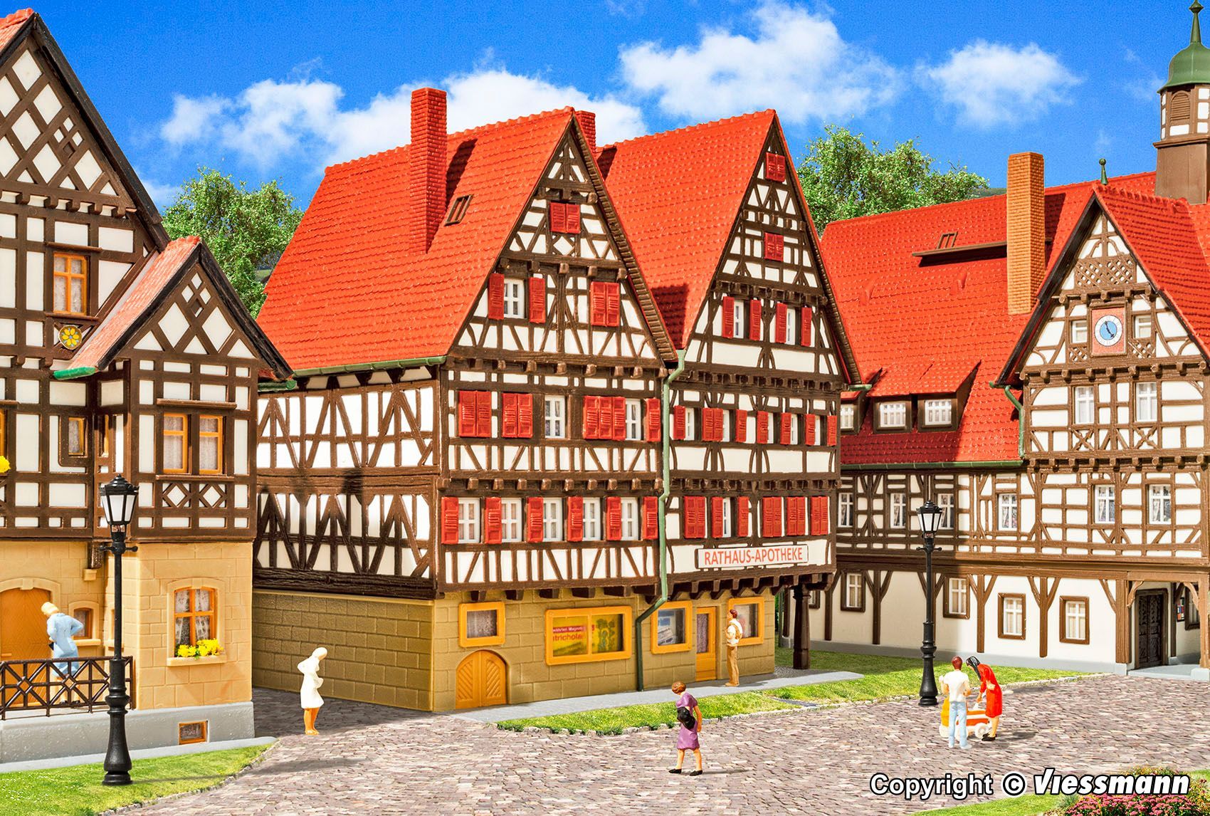 38909 Kibri 38909 - Fachwerkhaus in Bad Urach H0 1:87
