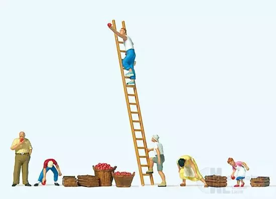 Preiser 10720 - Apfelernte H0 1:87