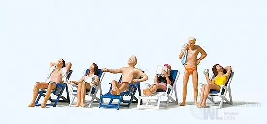 Preiser 10431 - Freizeit im Garten H0 1:87