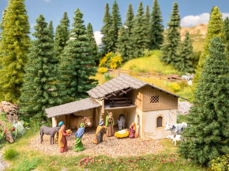 Noch 65620 - Themen-Set Weihnachtskrippe H0 1:87 Noch 65620 - Themen-Set Weihnachtskrippe H0 1:87