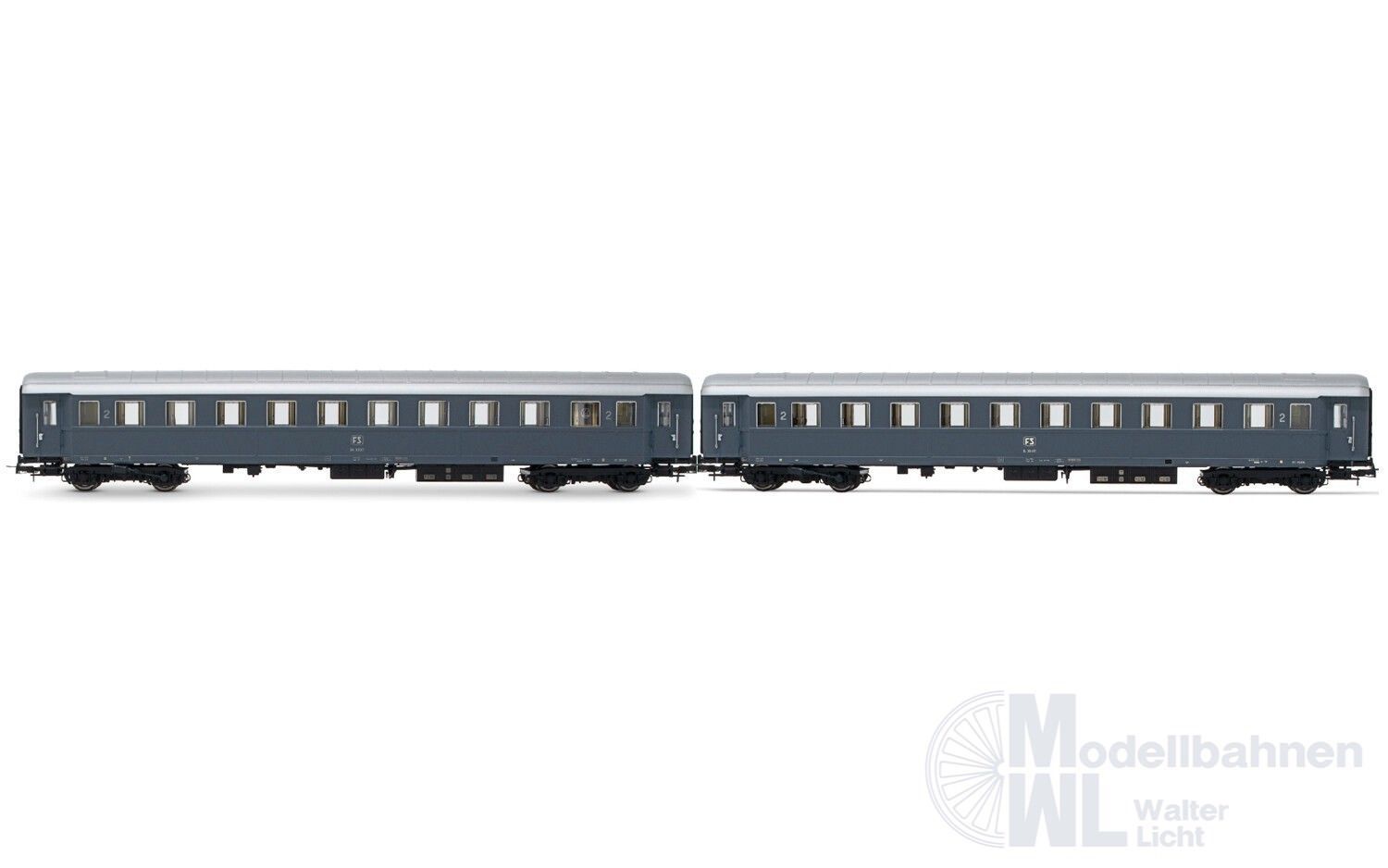 Rivarossi 4368 - Personenwagen Set FS Ep.III/IV 2.tlg. H0/GL Rivarossi 4368 - Personenwagen Set FS Ep.III/IV 2.tlg. H0/GL