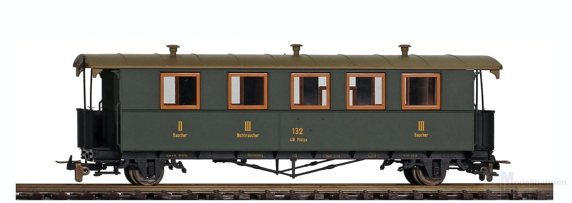 Bemo 3013803 - Personenwagen K.W.St.E. Ep.I 123 2./3.Kl. H0e