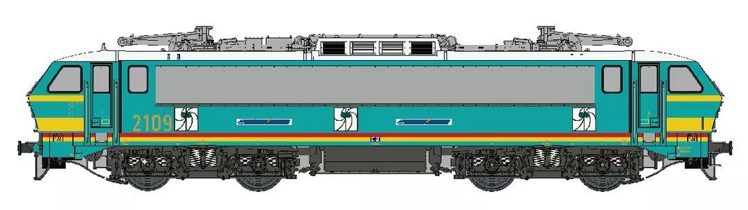 LS Models 12581ACS - E-Lok HLE 21 SNCB Ep.Vb H0/WS Sound