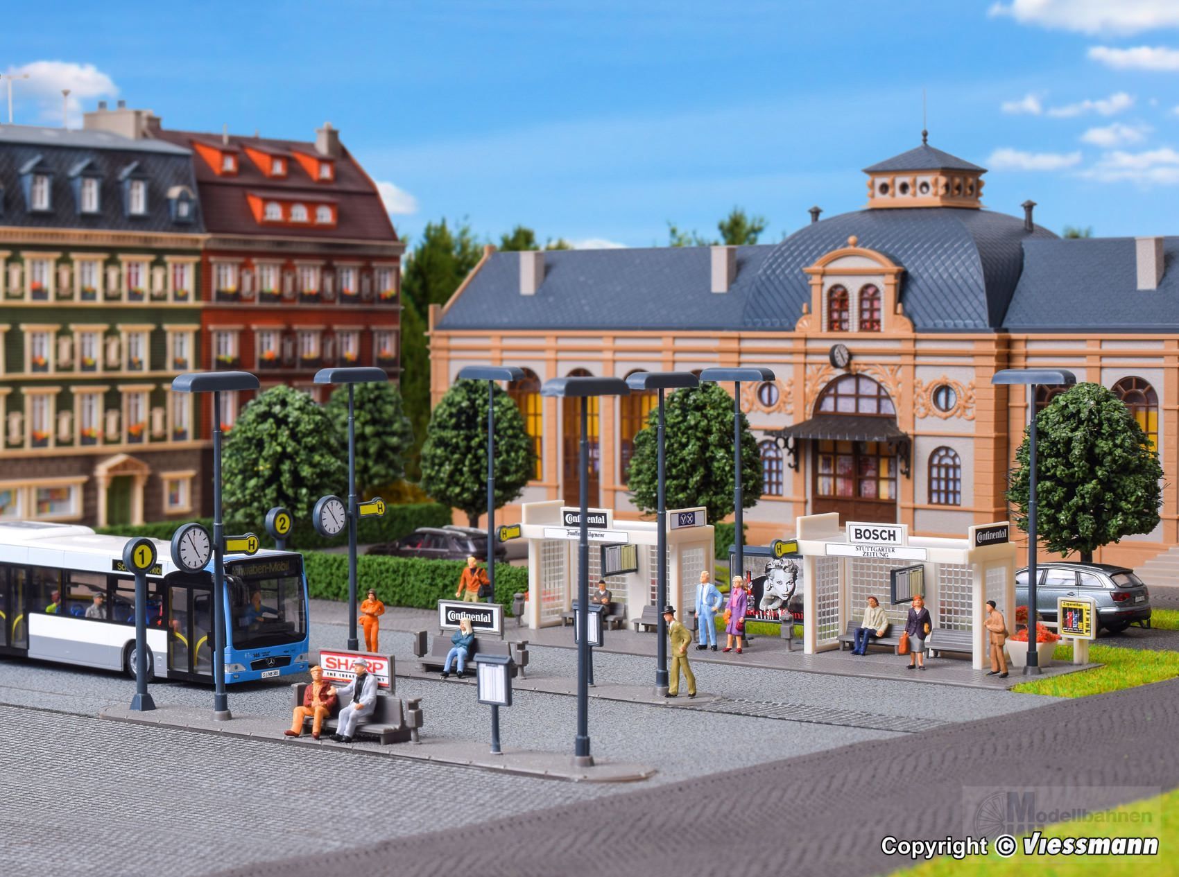 Vollmer 45148 - Busbahnhof H0 1:87