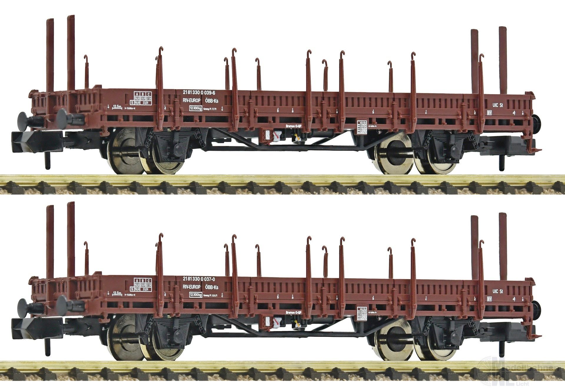Fleischmann 6660072 - Rungenwagen Set ÖBB Ep.IV 2.tlg. N 1:160