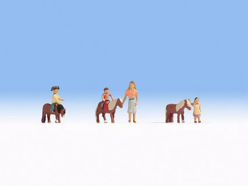 Noch 15635 - Ponyreiten H0 1:87