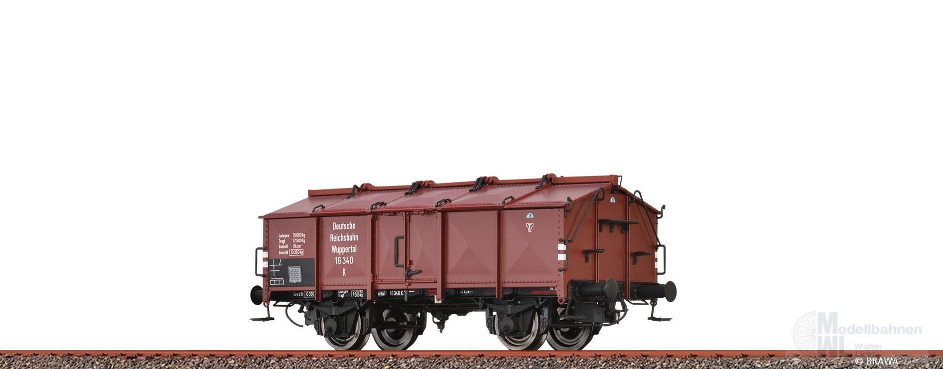 Brawa 50552 - Klappdeckelwagen DRG Ep.II H0/GL