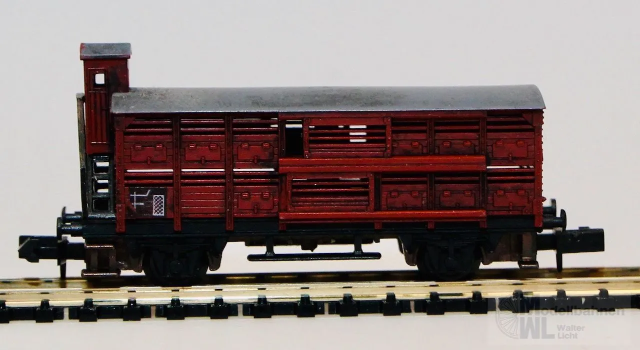 Arnold 0428 - ARNOLD - Verschlagwagen DB mit Bremserhaus N 1:160