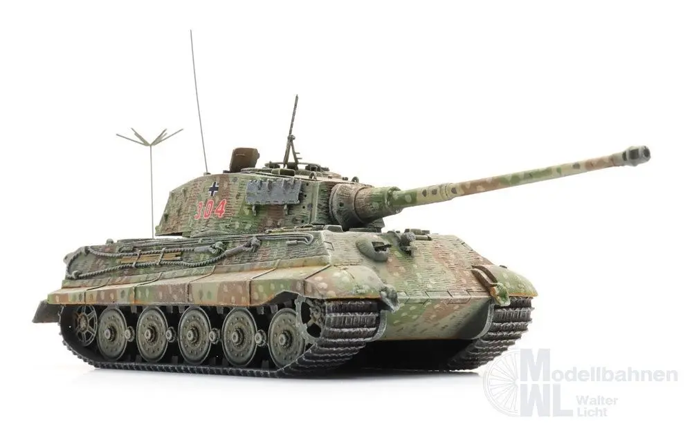 ARTITEC b.v. 6870650 - WM Tiger II Befehl Hinterhalt s.Pz.Abt.503 Fertigmodell H0 1:87