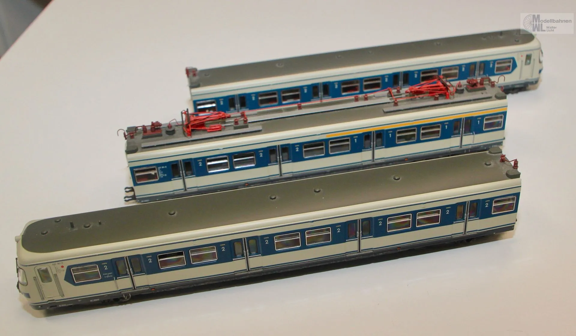 Märklin 37504 - MÄRKLIN - Triebzug BR 420 DB Ep.IV S-Bahn blau H0/WS Sound mfx