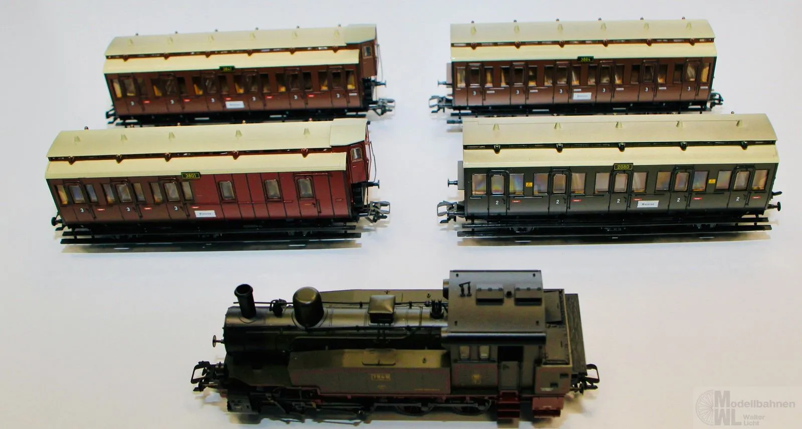 Märklin 26834 - MÄRKLIN - Zugpackung Berliner Vorortverkehr Dampflok T13 KPEV H0/WS DELTA