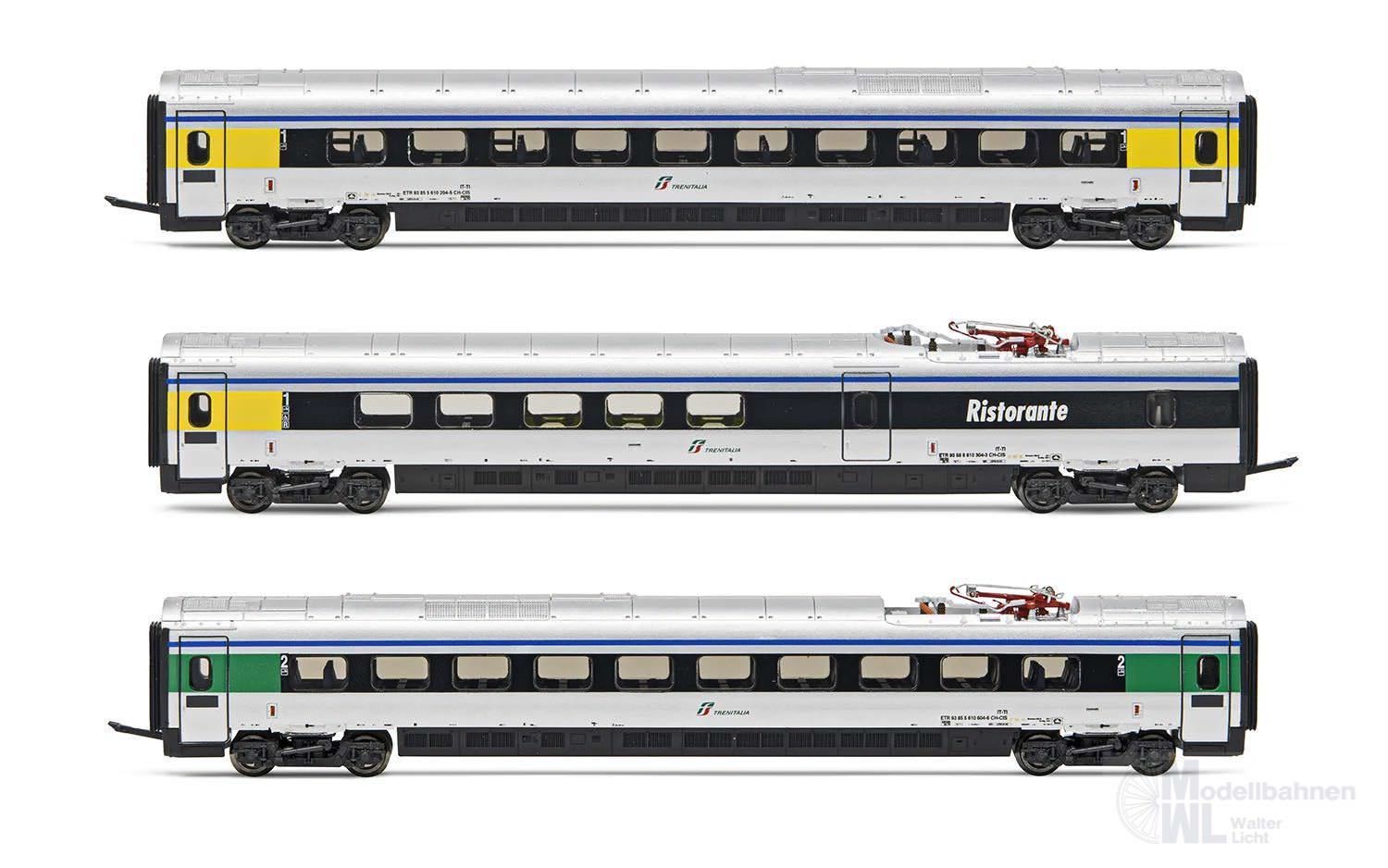 ar3504_0 Arnold 3504 - Ergänzungset ETR 610 FS Cisalpino Ep.VI 3.tlg. N 1:160