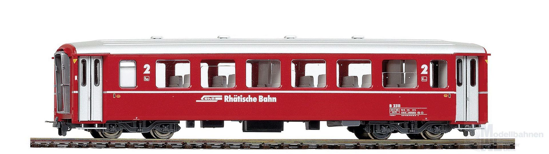 Bemo 3255150 - Einheitswagen EW I RhB Ep.V B 2310 Berninabahn rot H0m