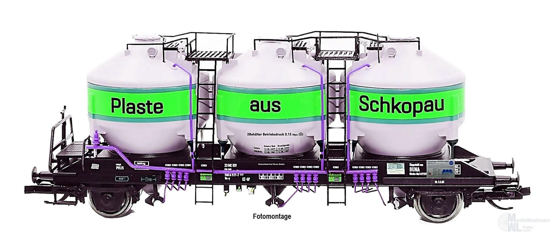 NPE NW52114 - Silowagen DR Ep.IV Museumswagen Chemiemuseum TT 1:120 NPE NW52114 - Silowagen DR Ep.IV Museumswagen Chemiemuseum TT 1:120