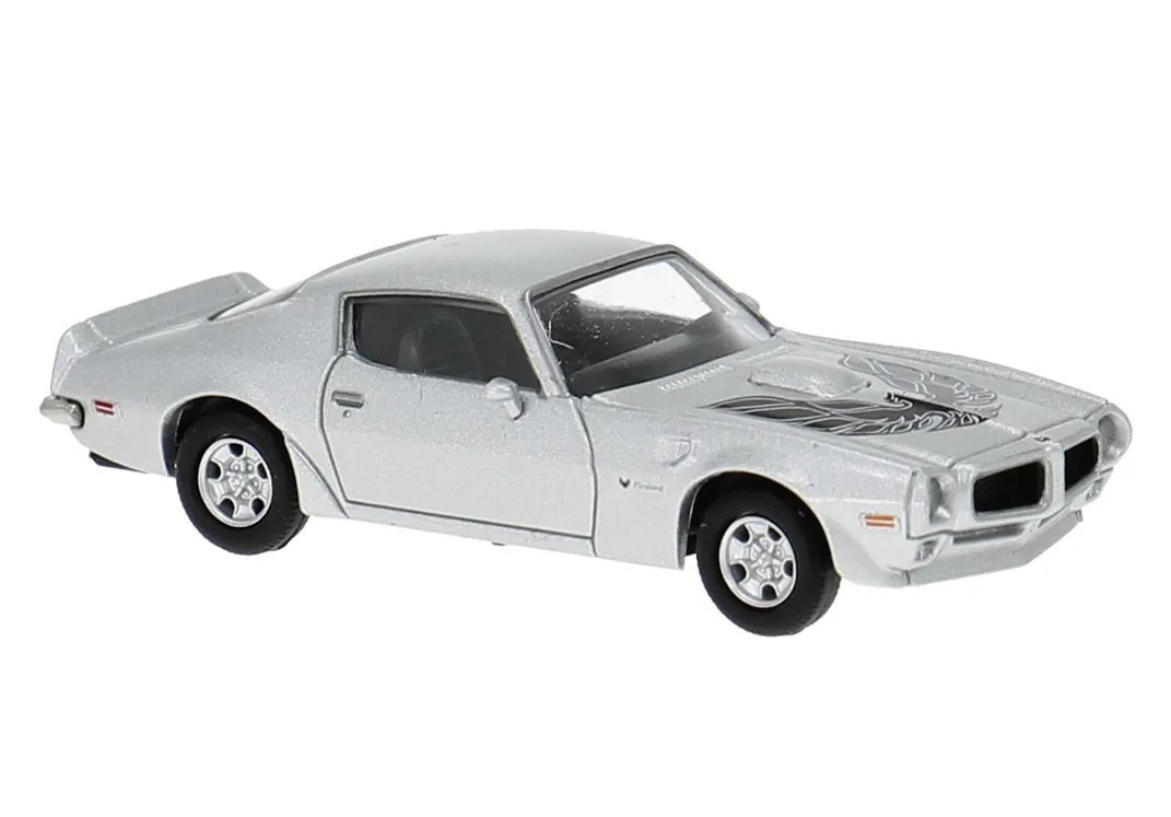 Brekina 18076 - Pontiac Firebird silber H0 1:87