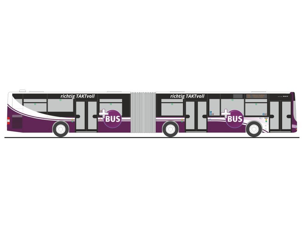Rietze 72785 - MAN Lion´s City G´15 Regionalverkehr Westsachsen +Bus H0 1:87