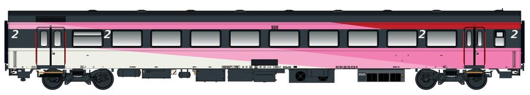 LS Models 44057-3 - Personenwagen ICRm 2.Kl. B NS/FYRA Ep.VI Wg.27 Endwagen H0/GL