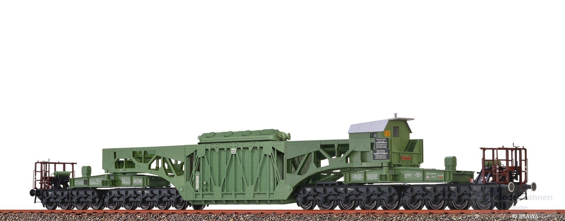 Brawa 51278 - Schwerlastwagen DB Ep.IV Uaai672.9 RWE H0/GL Brawa 51278 - Schwerlastwagen DB Ep.IV Uaai672.9 RWE H0/GL