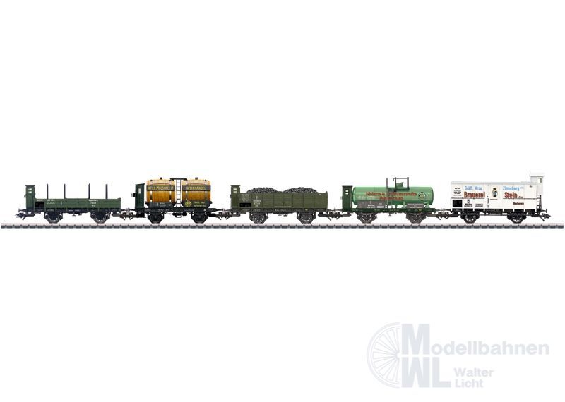 Märklin 46069 - MÄRKLIN - Güterwagen-Set K.Bay.Sts.B. Ep.I 5.tlg. H0/WS