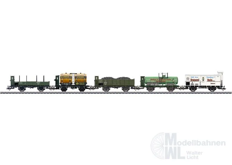 Märklin 46069 - MÄRKLIN - Güterwagen-Set K.Bay.Sts.B. Ep.I 5.tlg. H0/WS