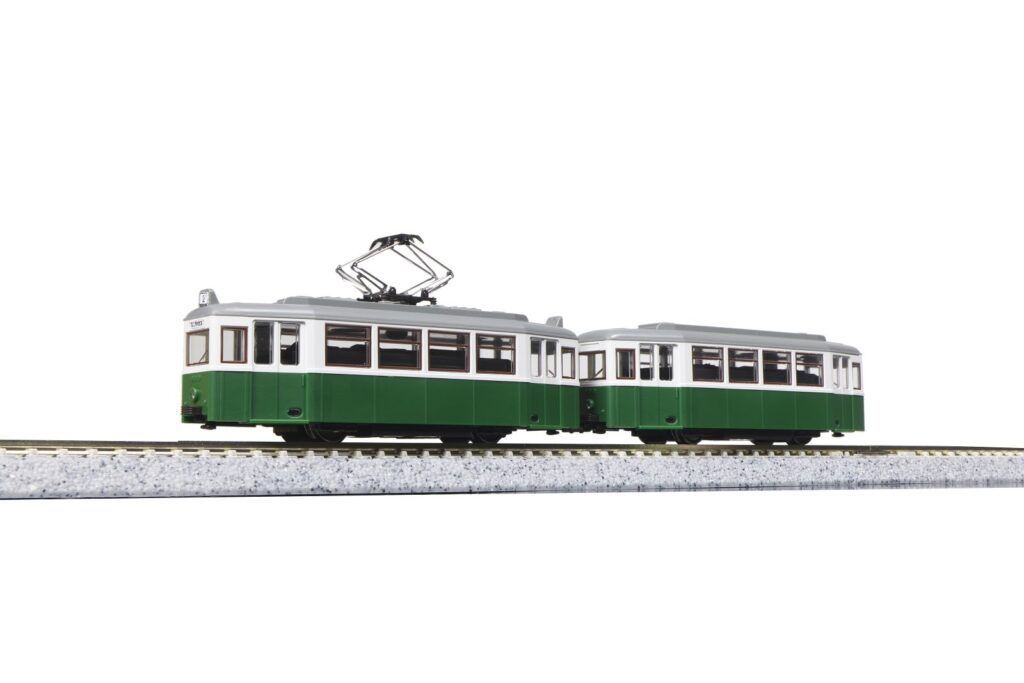 Kato 14806-2 - Straßenbahn Düwag 2-tlg. grün/weiß N 1:160