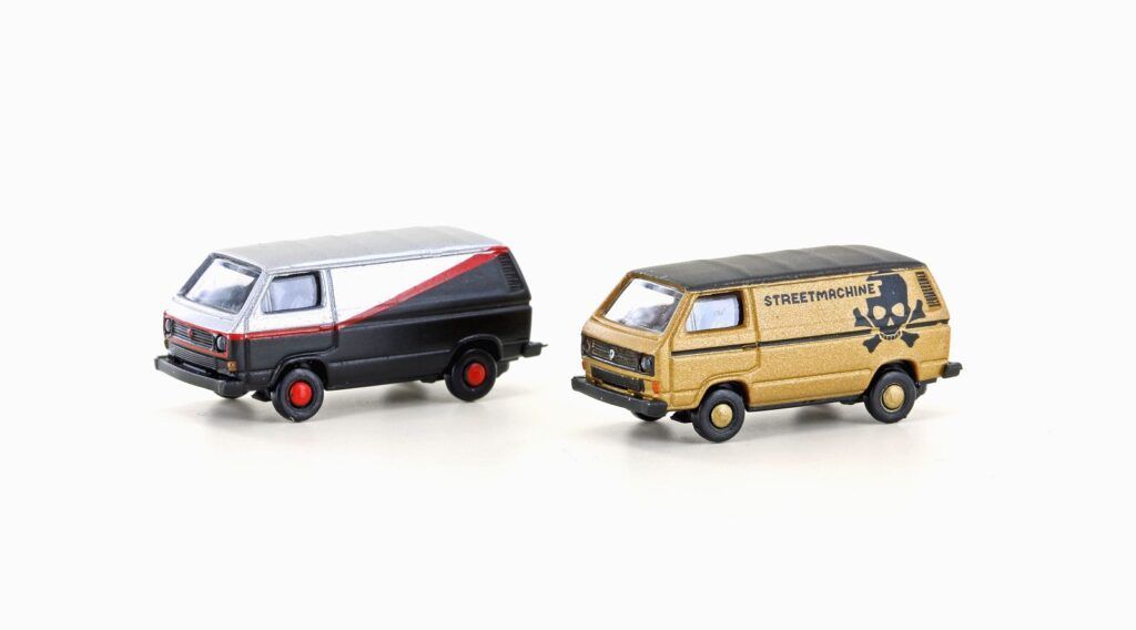 Lemke Minis 4344 - VW T3 Tuning (Metallic Serie) Set 2.tlg. N 1:160