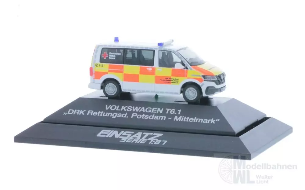 Rietze 53837 - Volkswagen T6.1 DRK Rettungsdienst Potsdam-Mittelmark H0 1:87