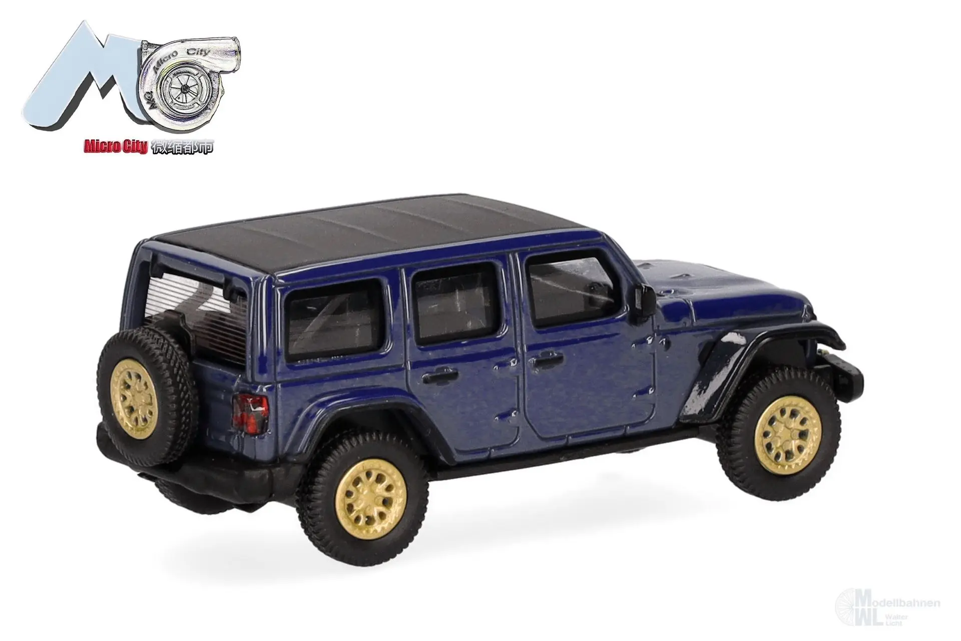 Herpa 87MC000013 - Jeep Wrangler blau (ab 2017) H0 1:87