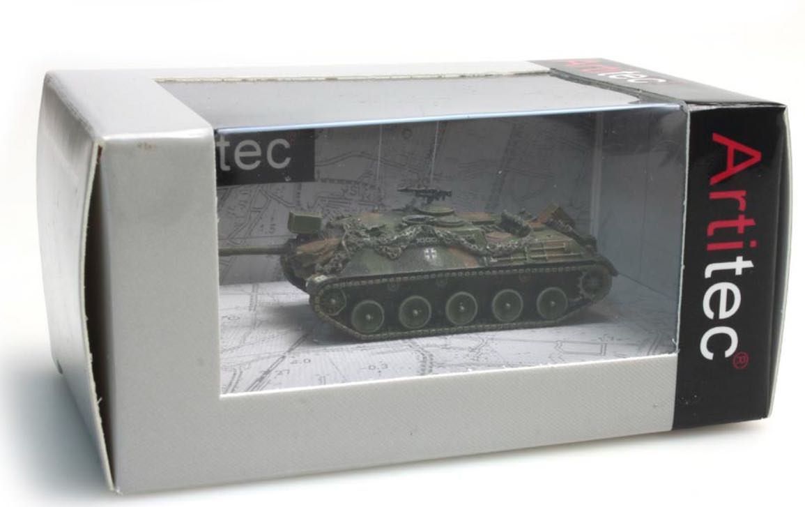 ARTITEC b.v. 6160004 - Panzer KaJaPa 90mm gefechtsklar Flecktarn Lackierung. Bundeswehr N 1:160