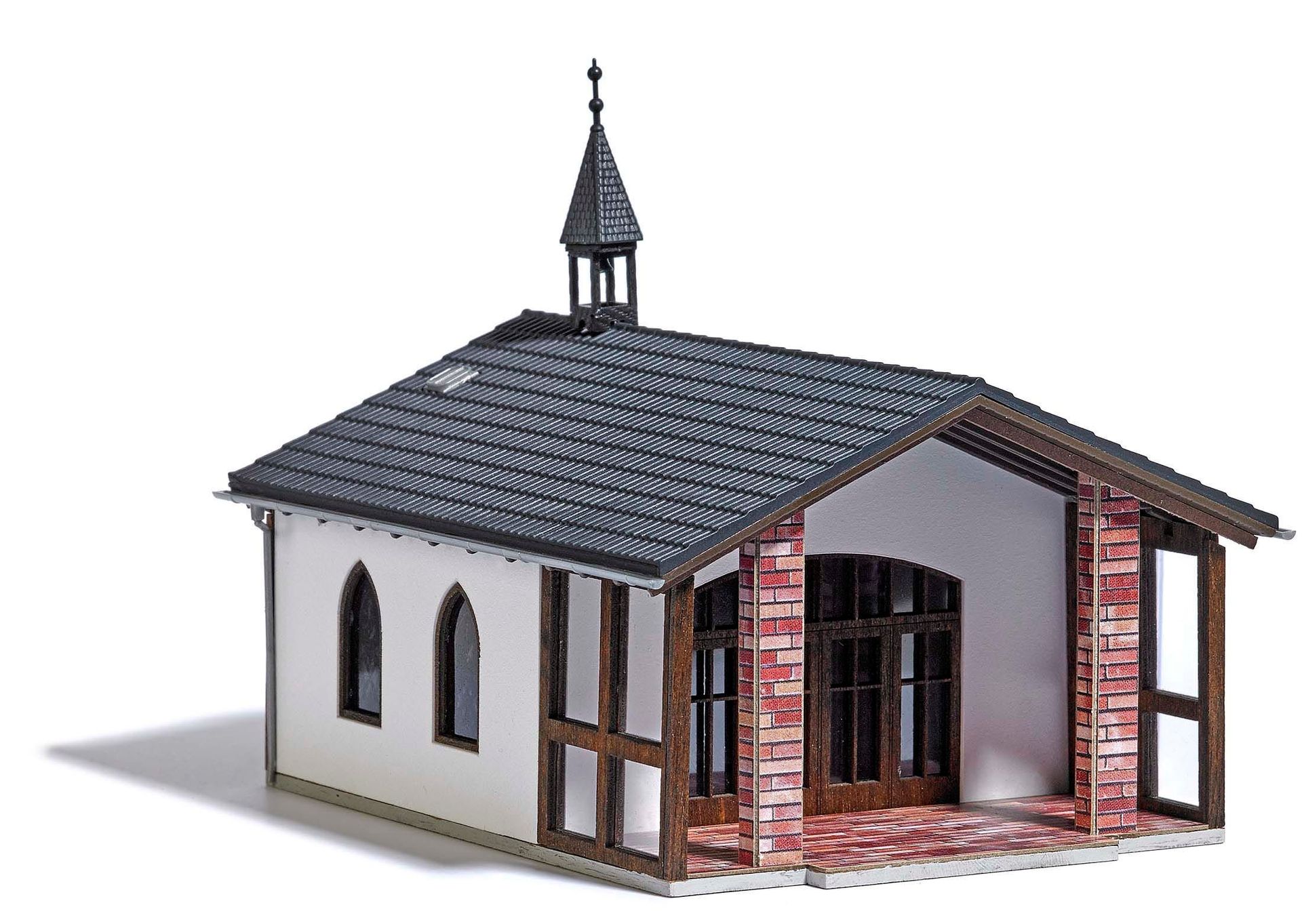 Busch 1566 - Friedhofskapelle/Trauerhalle H0 1:87