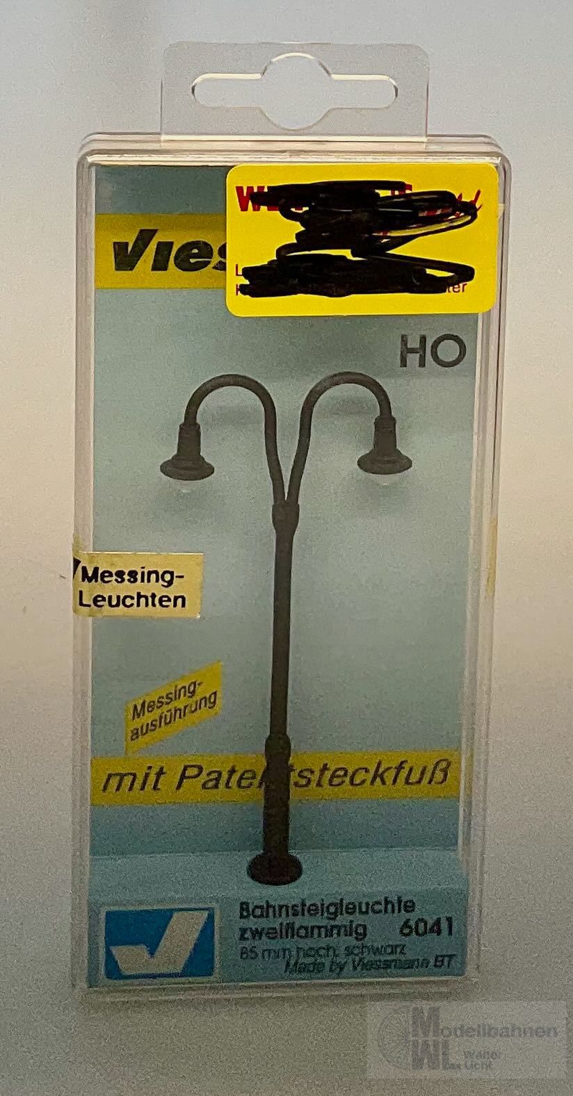 IMG_0525 Viessmann vi6041 - Viessmann - Bahnsteigleuchte zweifalmmig H0 1:87