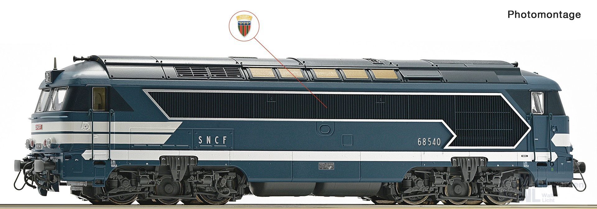 Roco 7320072 - Diesellok Serie 68540 SNCF Ep.IV-VI H0/WS Sound