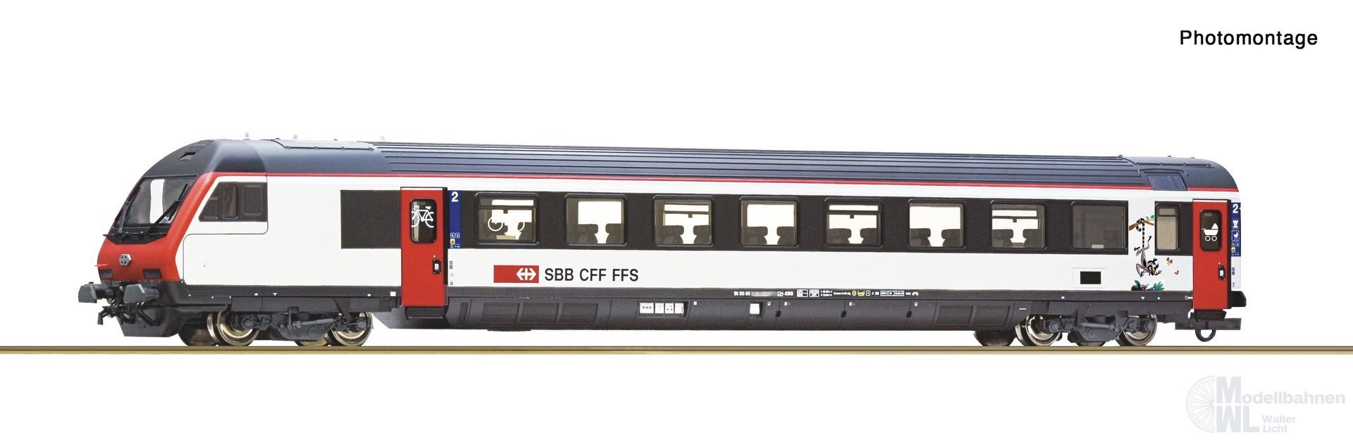 Roco 6220199 - Steuerwagen SBB Ep.VI 2.KL. EW-IV-Pendelzug H0/WS