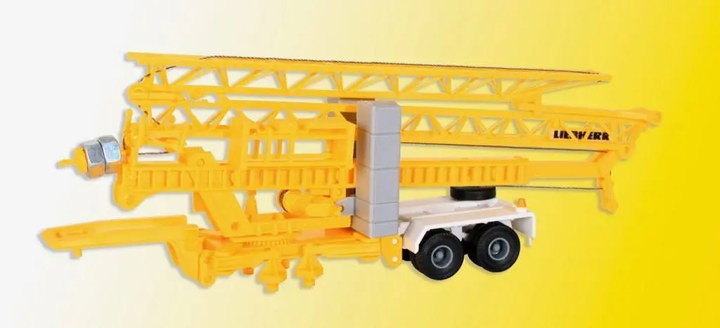 Kibri 15708 - LIEBHERR SK 20 mit Auflieger und Anhänger H0 1:87