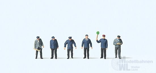 Preiser 79224 - Bahnpersonal DB. Frühe Epoche N 1:160