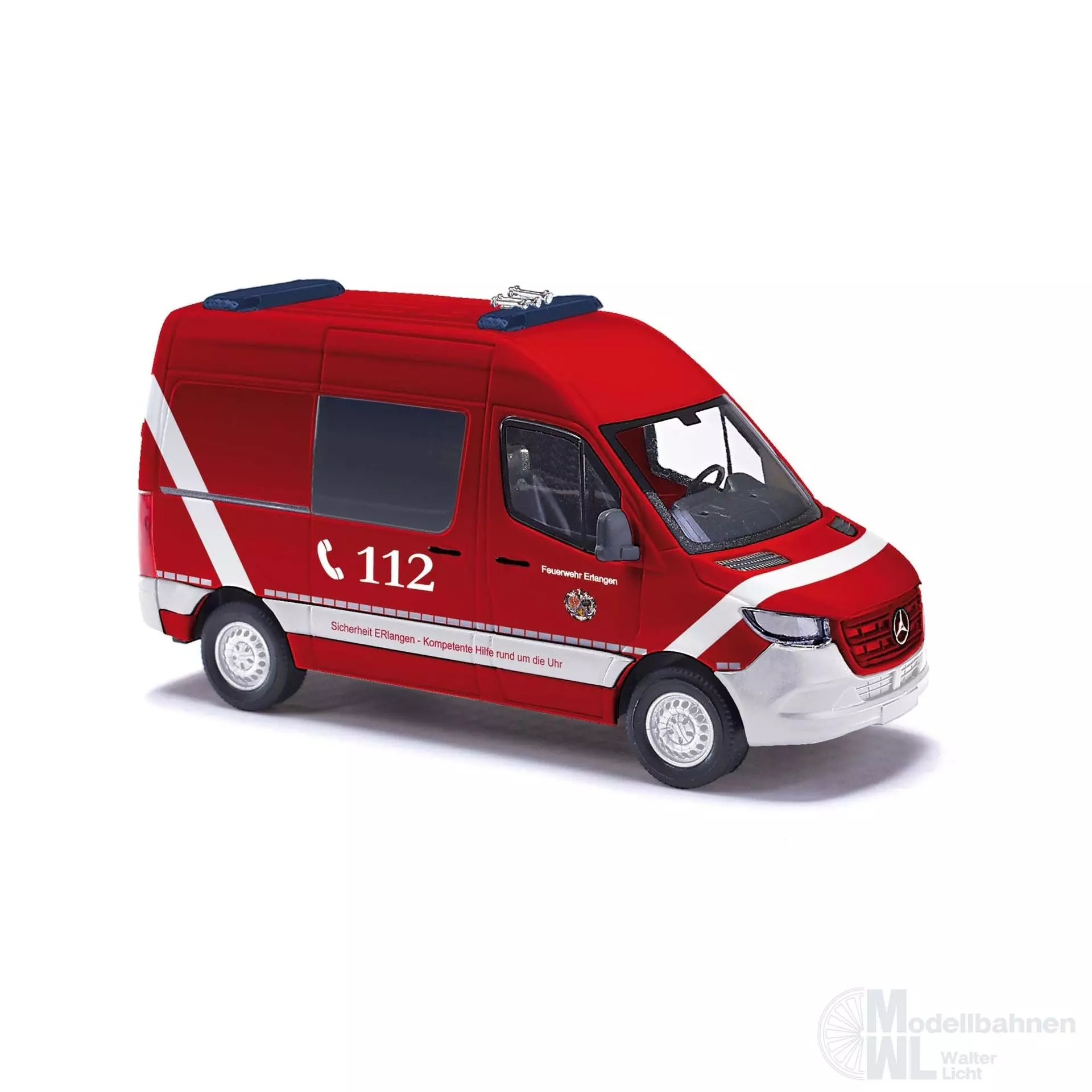 Busch 54058 - Mercedes Sprinter FW Erlangen H0 1:87