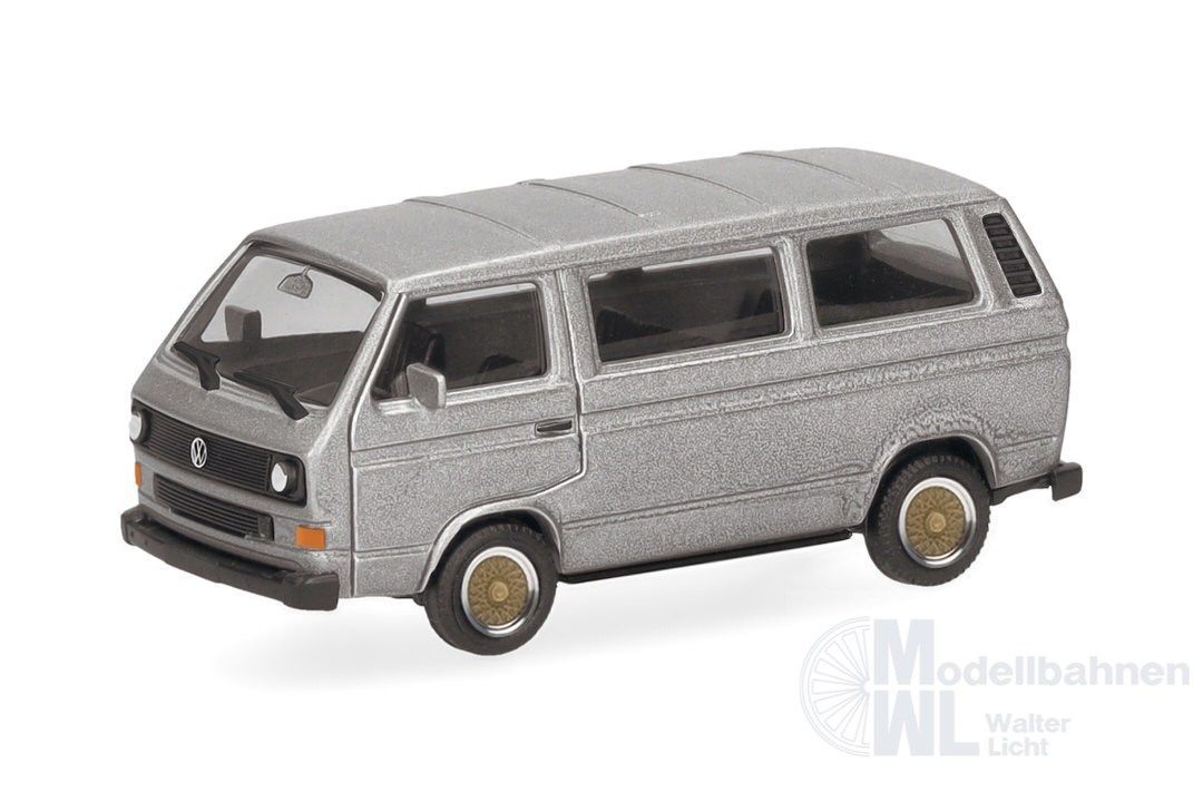 Herpa 430876-003 - VW T3 Bus, silber H0 1:87
