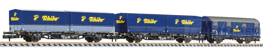 Liliput 260112 - Wagen-Set Tschibo-Zug DB Ep.V 3.tlg. N 1:160 Liliput 260112 - Wagen-Set Tschibo-Zug DB Ep.V 3.tlg. N 1:160