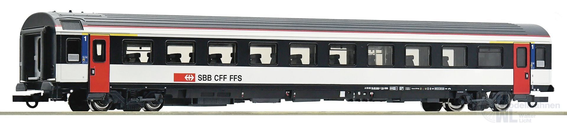 Roco 74474 - Personenwagen SBB Ep.VI 1.Kl. 1.Betr.Nr. H0/GL Roco 74474 - Personenwagen SBB Ep.VI 1.Kl. 1.Betr.Nr. H0/GL