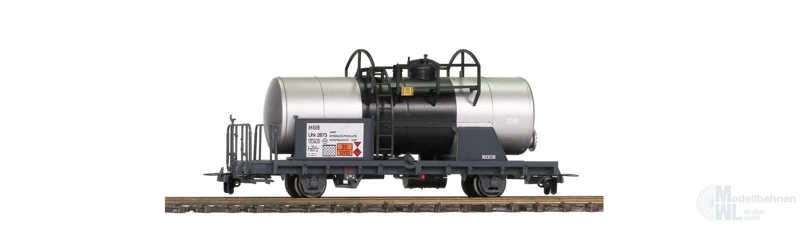 Bemo 2296553 - Kesselwagen MBG Ep.VI Uhk 2873 silber H0m