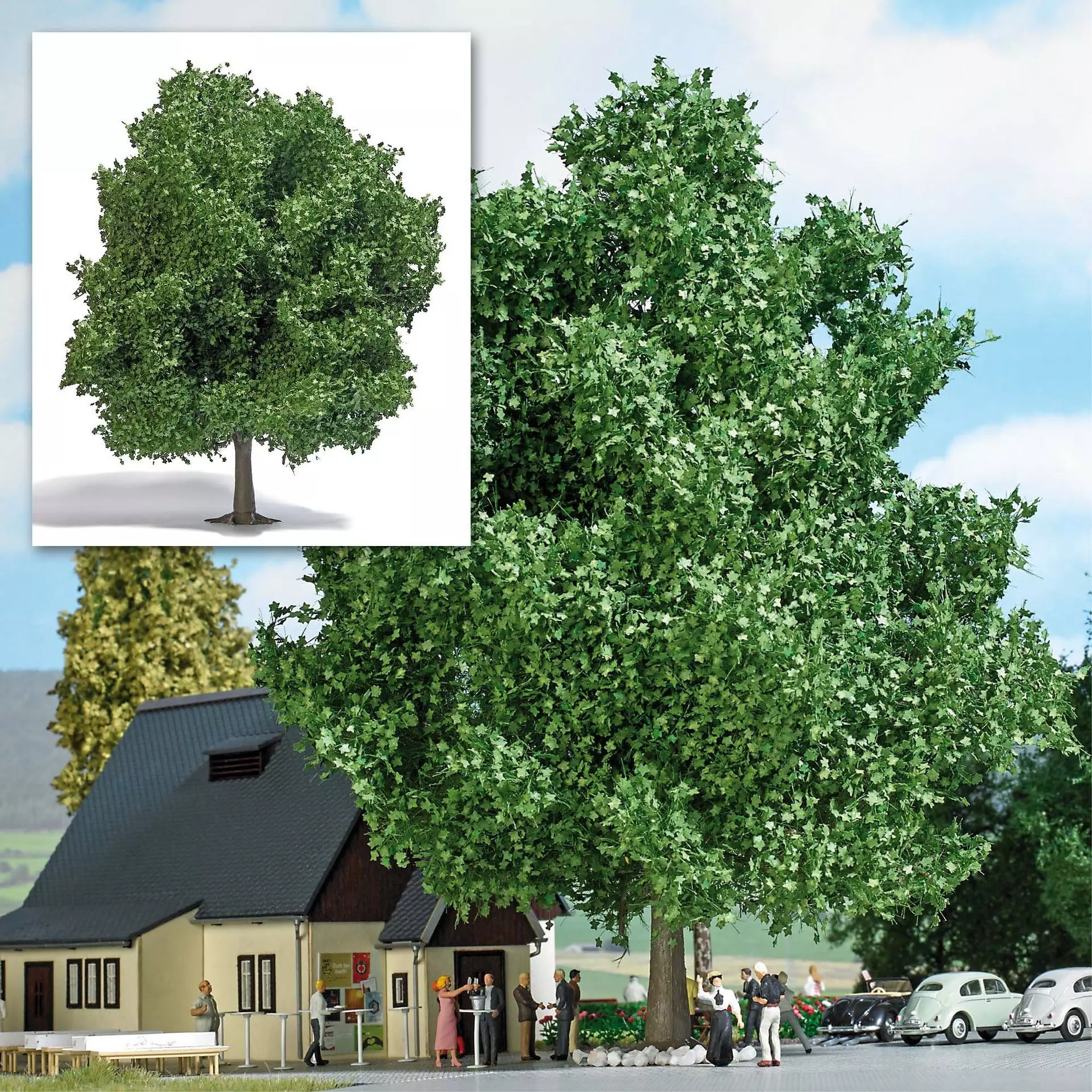 Busch 3763 - Kastanie 220 mm H0 1:87