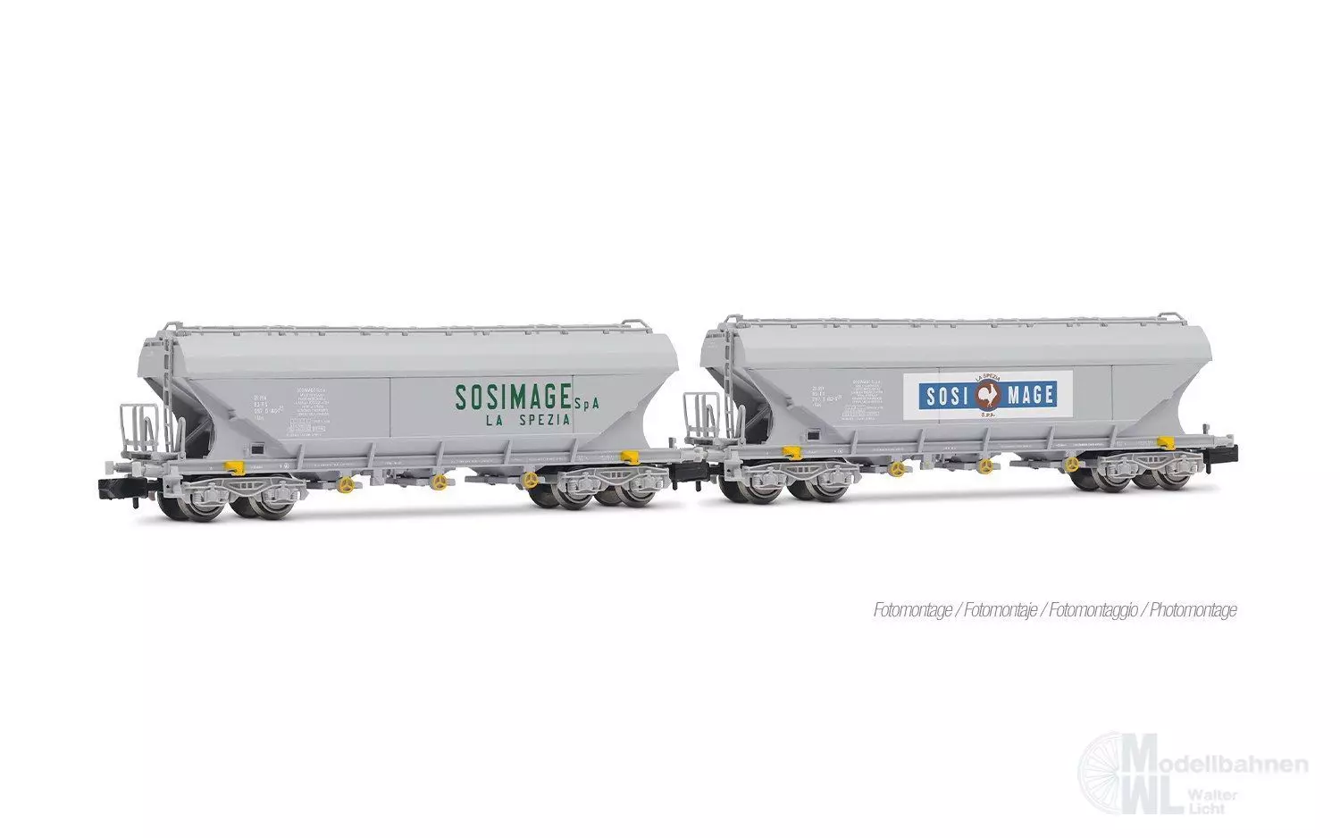 Arnold 6736 - Getreidesilowagen Set FS Ep.IV 2.tlg. Sosimage N 1:160