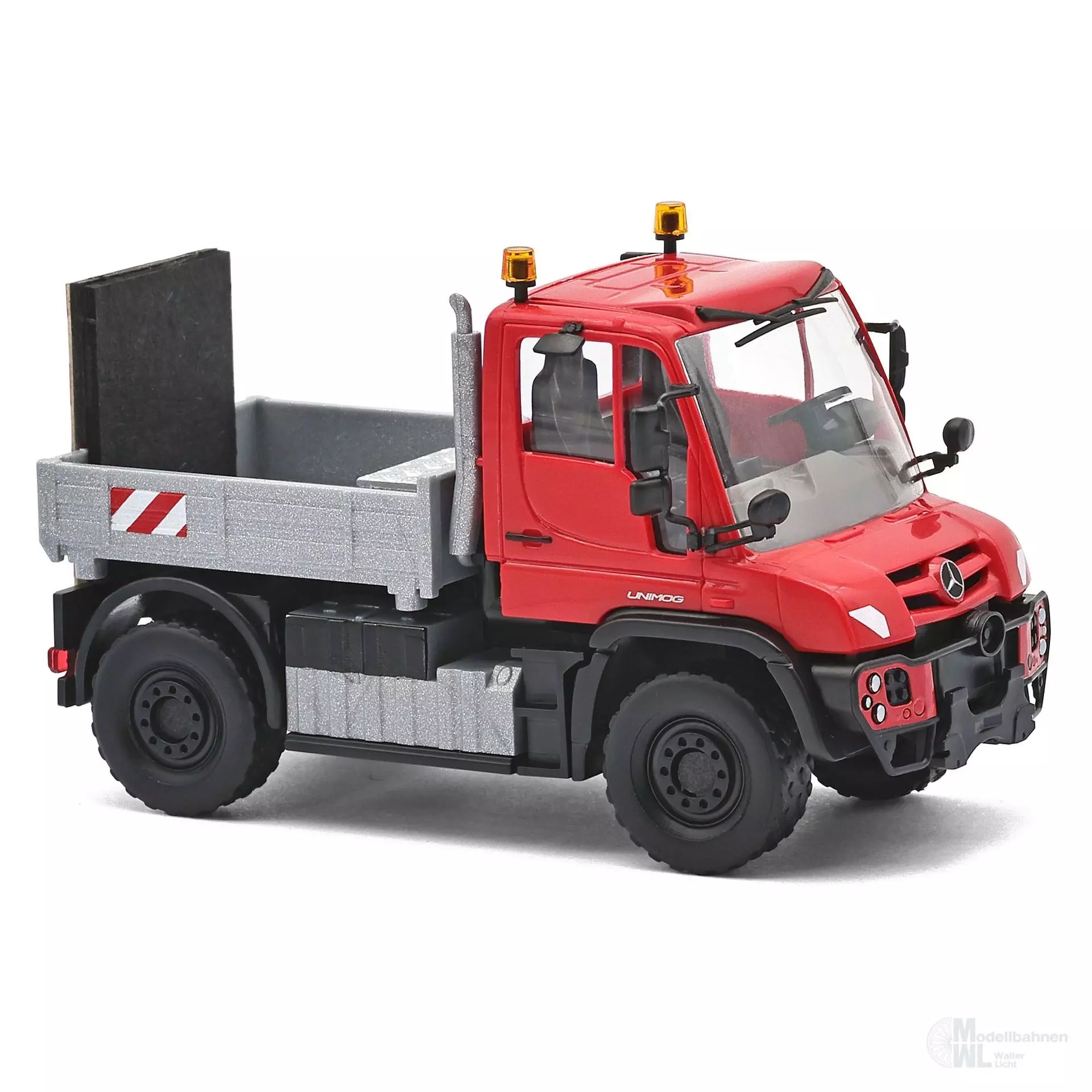 Busch 50937 - Unimog U430 Schwertransportbegleitfahrzeug Baujahr 2013 H0 1:87
