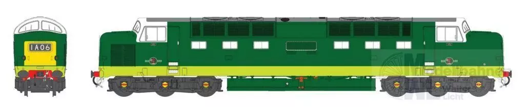 Heljan 14055411 - Diesellok Class 55 GB Ep.III D9021 TT 1:120